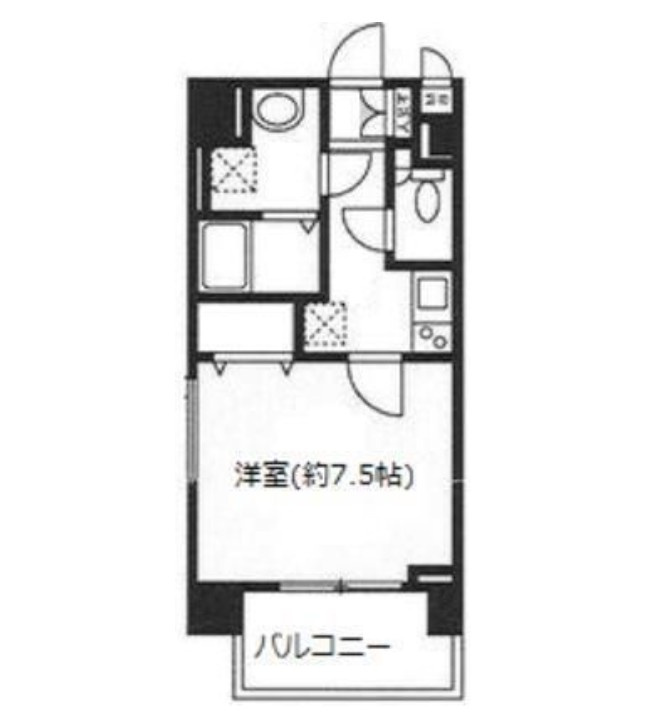 パレコート新宿の間取り