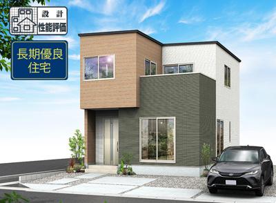 【外観パース】 | 静岡市清水区横砂中町 4期 新築一戸建て 1号棟 | 外観パースです