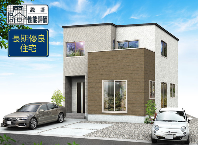 【外観パース】 | 静岡市清水区横砂中町 4期 新築一戸建て 2号棟 | 外観パースです