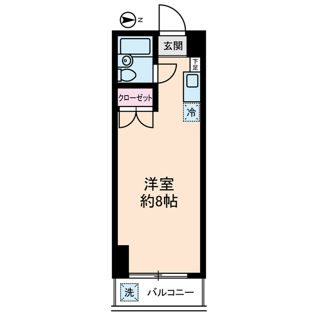 エレガンス綾瀬５の間取り