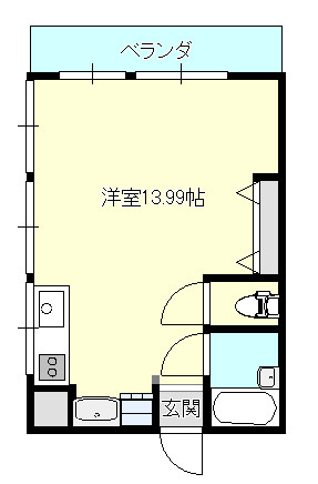 ロイヤルマンションの間取り