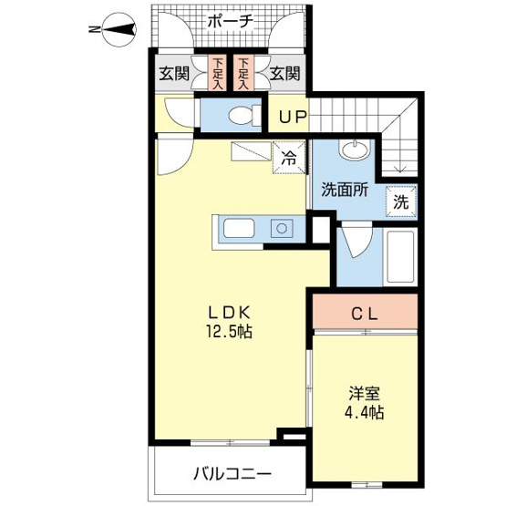 【間取り】 | グレイスヒスイ室見