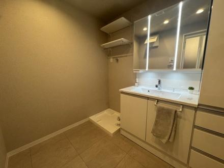 ライオンズマンション枚方　中古 マンションの独立洗面台