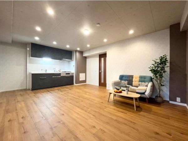 ライオンズマンション枚方　中古 マンションの居間・リビング