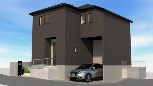枚方市 藤阪北町　第１期　１号棟　新築 一戸建ての完成予想図