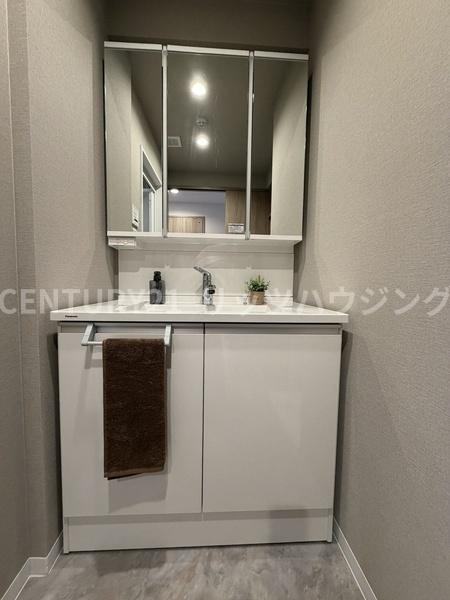 ダイアパレス樟葉　　中古 マンションの独立洗面台