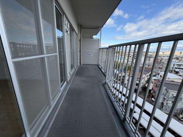 守口ハイライフ　A棟　中古マンションのバルコニー