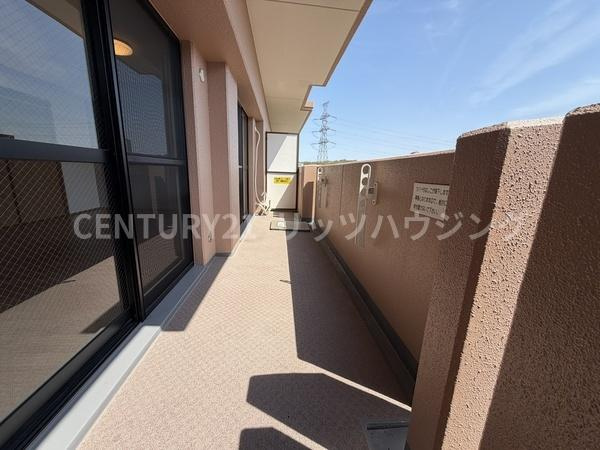 ダイアパレス樟葉　中古 マンションのバルコニー