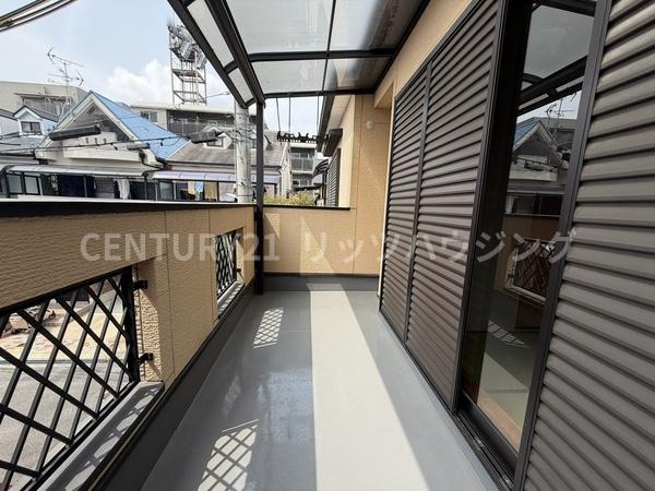 枚方市 東山 １丁目　中古 一戸建てのバルコニー