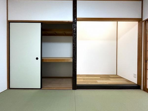 八幡市 男山指月　中古 一戸建ての収納
