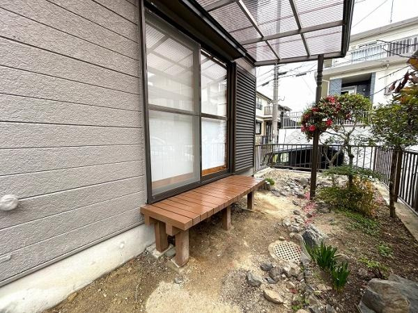 八幡市 男山指月　中古 一戸建ての庭