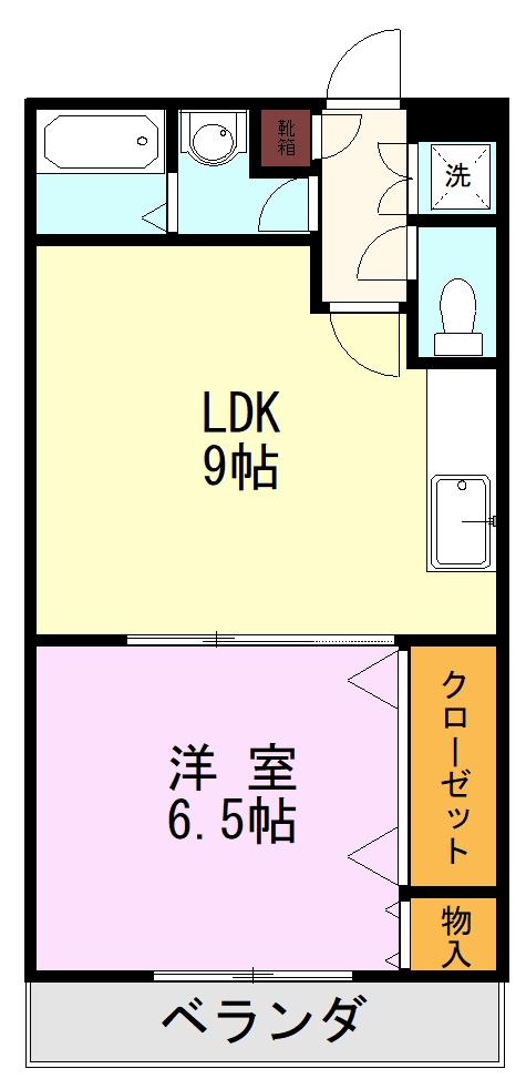 パークヒル城の間取り|別号数タイプ