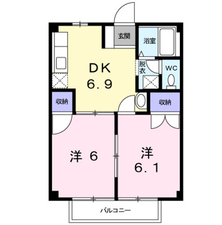【間取り】 | グランヴェール内藤