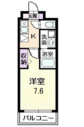 デュークｍ.ｓの間取り