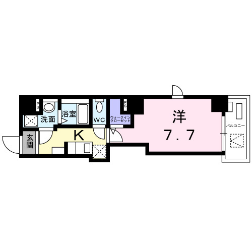 サリックス浅草の間取り