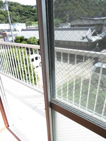 シティハイツ崎山のバルコニー