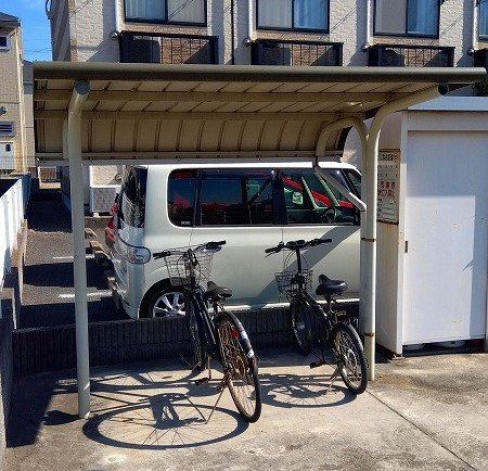 レオパレスメイのその他|駐輪場