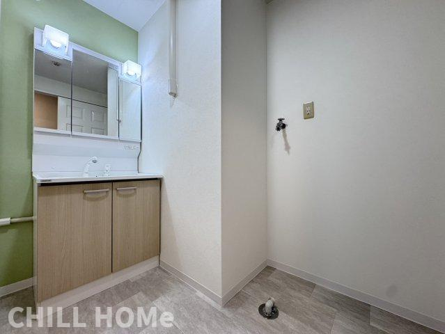 サントリーニマンションの洗面所|他社様掲載物件もまとめてご紹介、ご案内可能です(^^)/