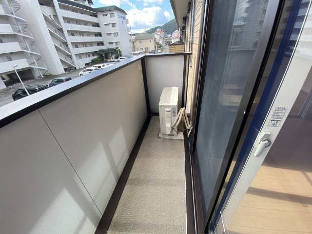 クローバー青山のバルコニー