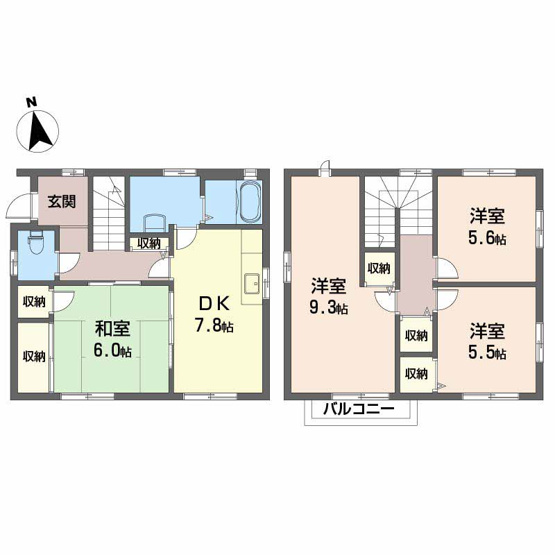 【間取り】 | 正円寺借家 Ｃ棟