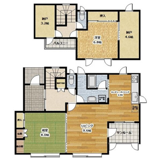 【間取り】 | 篠路5条4丁目戸建