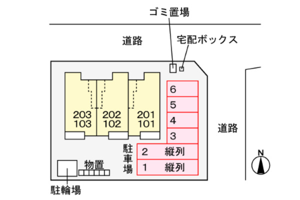 セリーノ・Tの区画図