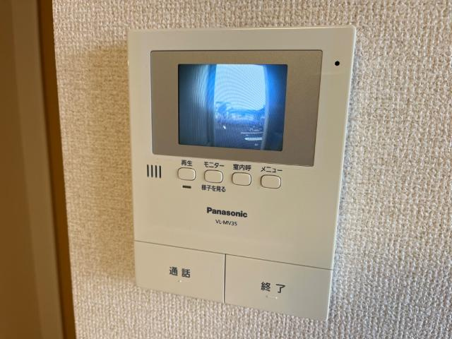 アムールのセキュリティ|カメラ付インターホン