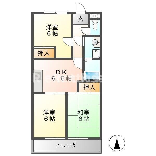 レジデンス旭の間取り