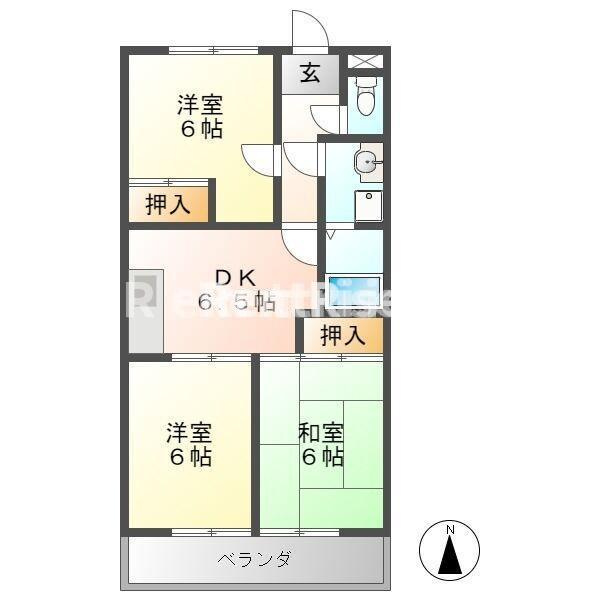 レジデンス旭の間取り