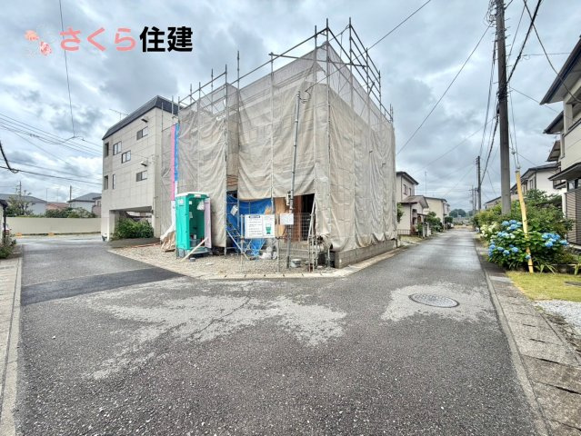 CRADLE　GARDEN　宇都宮市下荒針町第3の前面道路含む現地写真