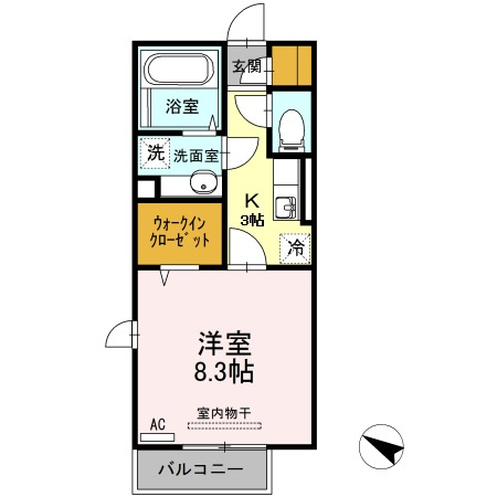 エクセル新外Ⅲの間取り