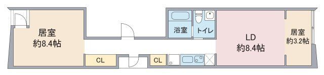 Floraison HANAKAWADOの間取り