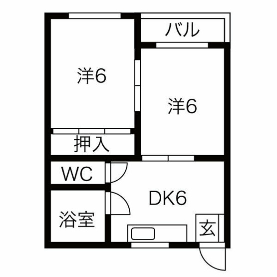【間取り】 | 明治第1ビル