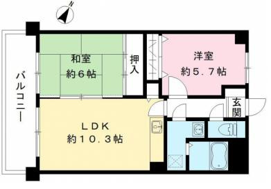 オークハイツの間取り
