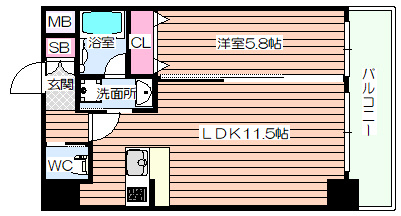 【間取り】 | ORSUS新大阪