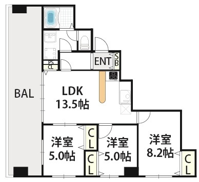 GRAZIOにほんいちの間取り