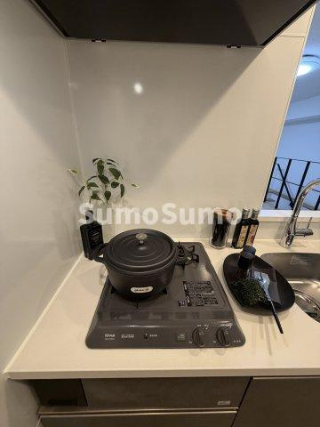 S－RESIDENCE駒場東大前のキッチン|コンパクトなキッチンで掃除もラクラク