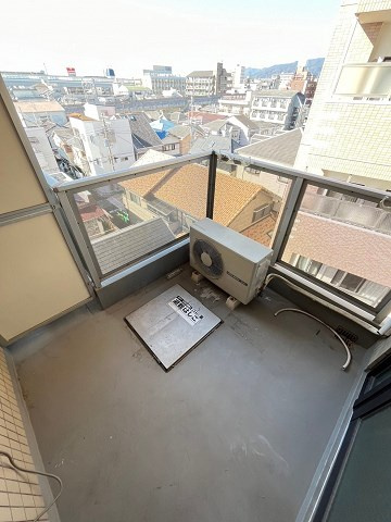 ウイング曙のバルコニー
