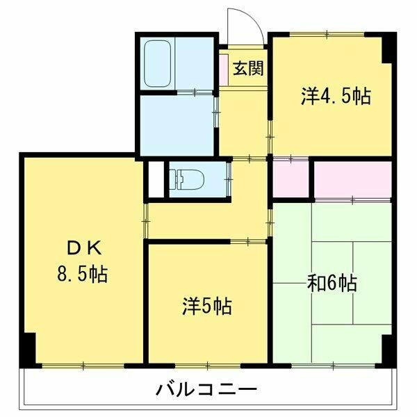 サンスクエアビルの間取り