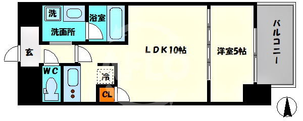 ブリリアントジュネス本町の間取り|ブリリアントジュネス本町　間取り