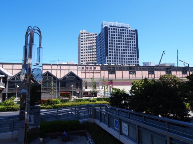 マンションの敷地内