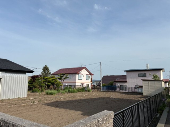 北見市美山町南８丁目４５番地３８　平家建中古売家の庭