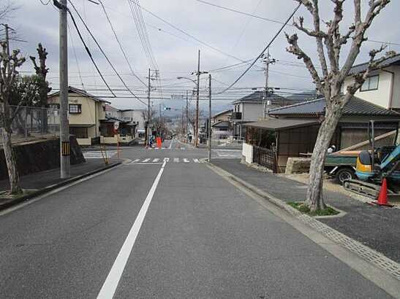 【前面道路含む現地写真】 | 広島市安佐南区上安４丁目 サンハイツ緑ヶ丘