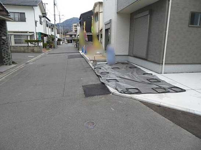 【前面道路含む現地写真】 | 広島市安佐北区落合南１丁目 城ヶ丘No.3