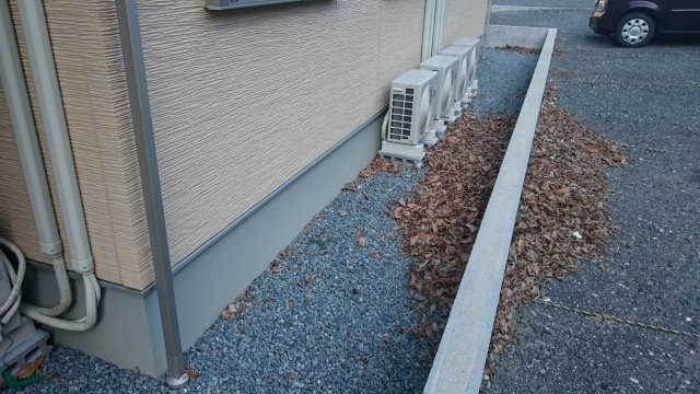 Belle Lead江田島中央A棟の外観|建物背面駐車場側の画像です。