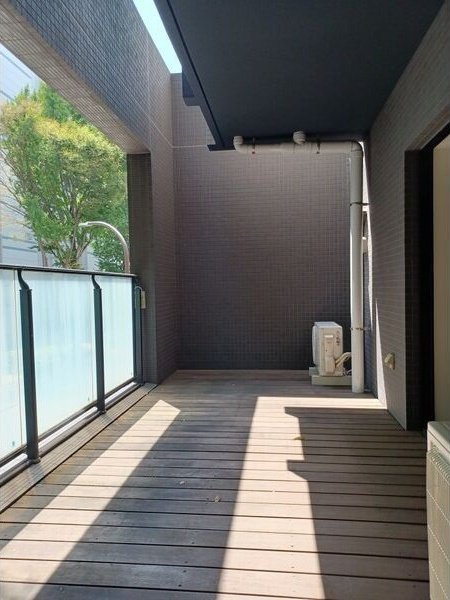 白川公園パークマンションのバルコニー