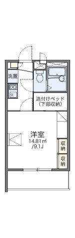 レオパレスシャルム瀬戸の間取り