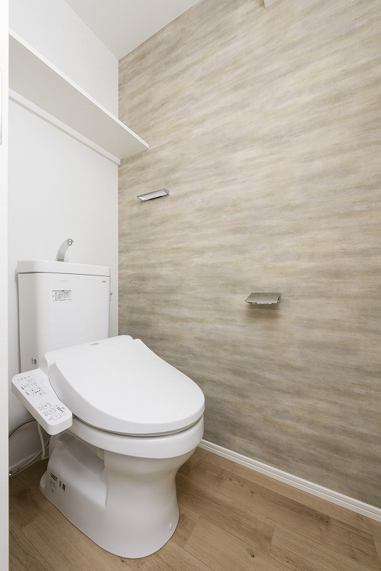 エンクレスト天神LIFEのトイレ|コンパクトで使いやすいトイレです