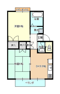 【間取り】 | フラット津名