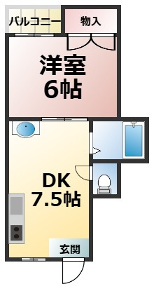 【間取り】 | 川島第三ビル
